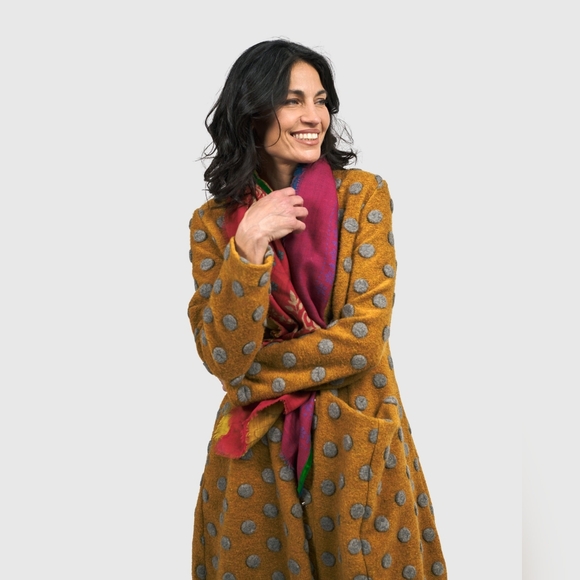 Alembika Cocoon Coat - Flecks - Picture 15 of 16